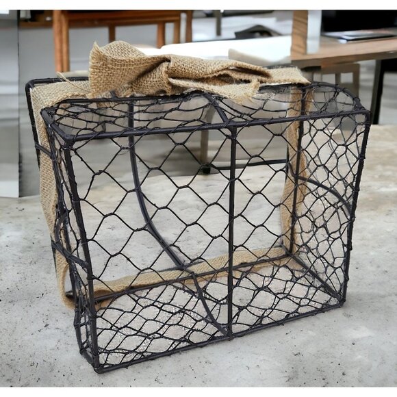 Wire Basket With Handle 10” x 7” x 12” - Picture 6 of 10